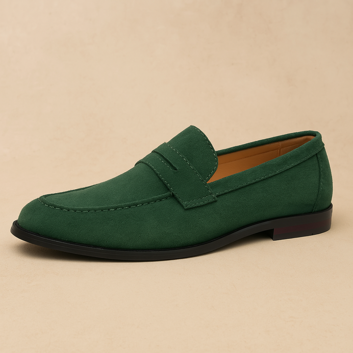 Henry - Smart Men's Elegant Loafers with Penny Strap and Almond Toe