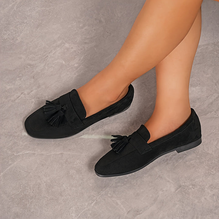 Isla - Casual Women's Comfort Loafers with Tassel Detail