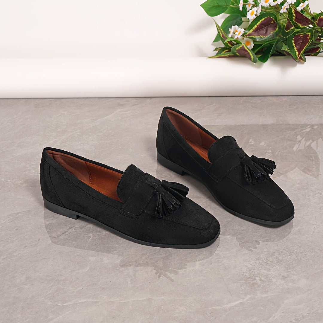 Isla - Casual Women's Comfort Loafers with Tassel Detail