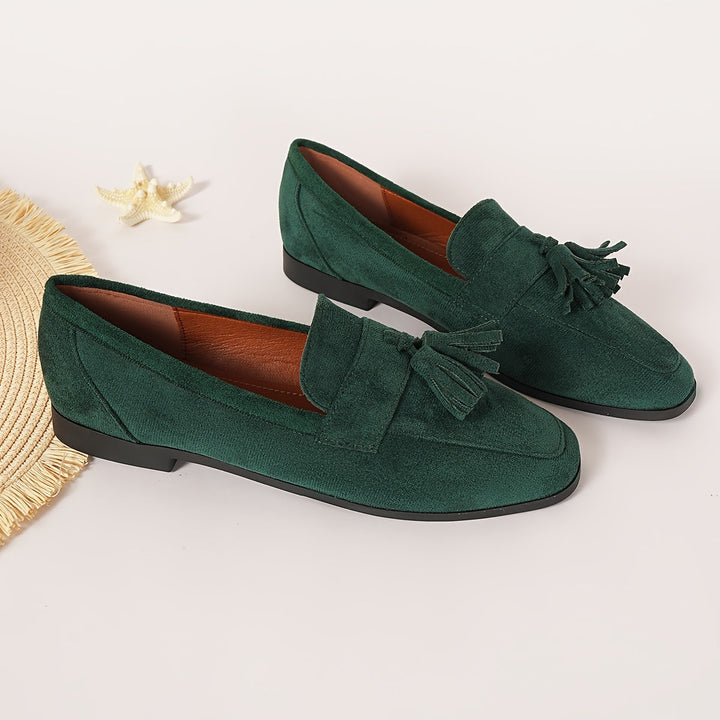 Isla - Casual Women's Comfort Loafers with Tassel Detail