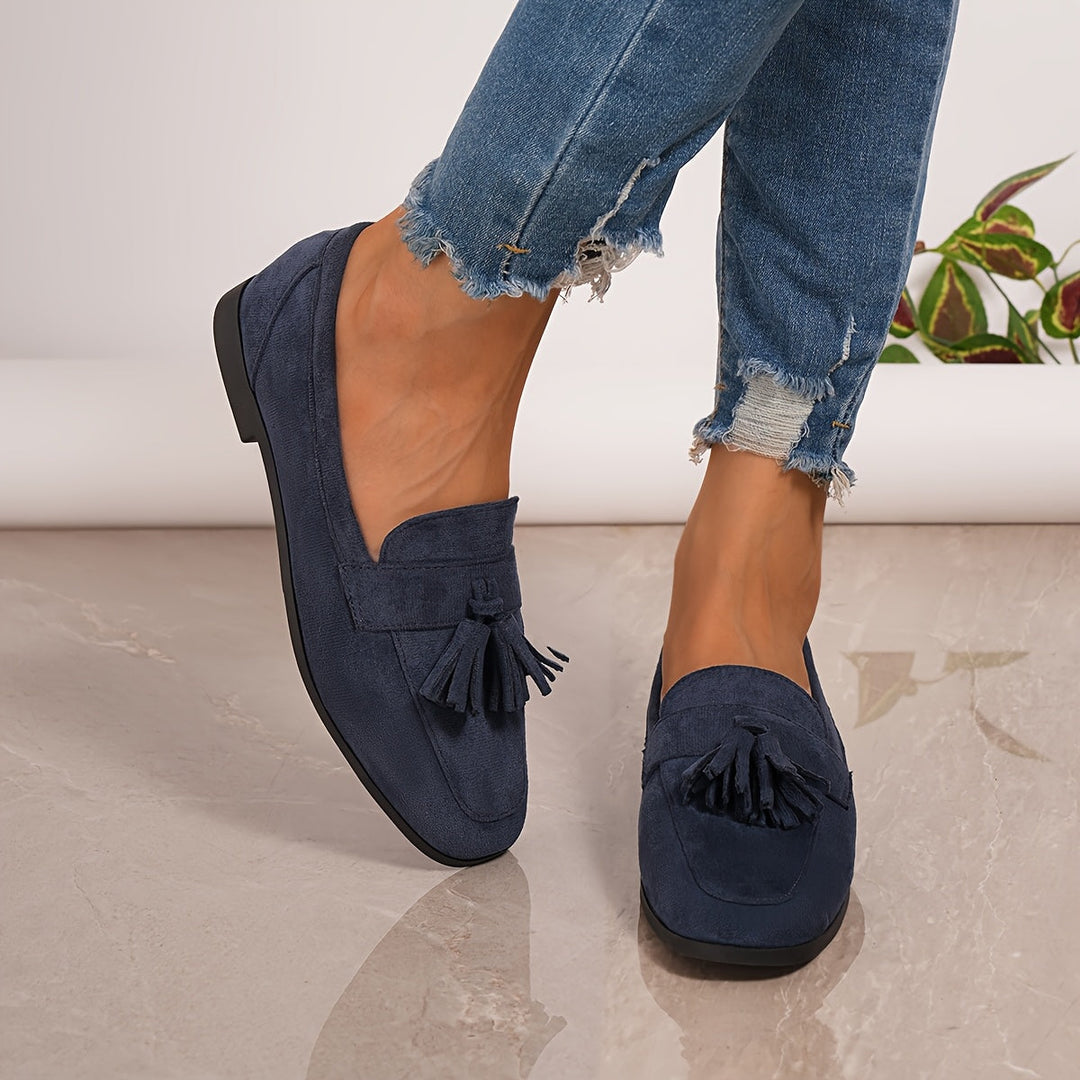 Isla - Casual Women's Comfort Loafers with Tassel Detail