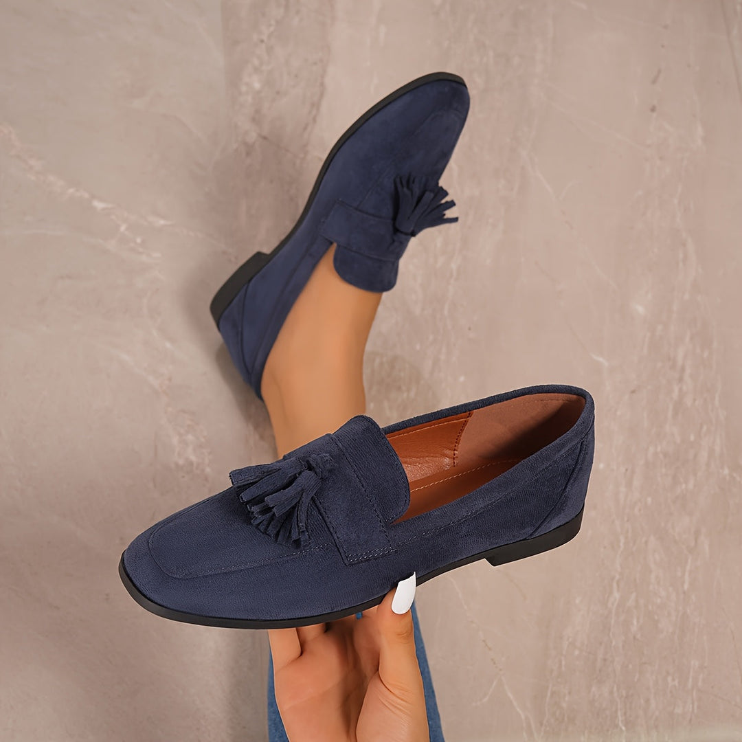 Isla - Casual Women's Comfort Loafers with Tassel Detail