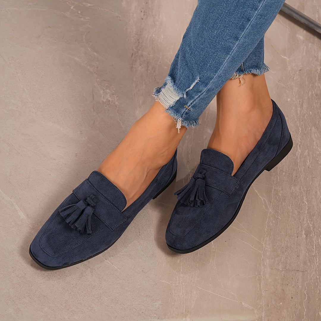 Isla - Casual Women's Comfort Loafers with Tassel Detail