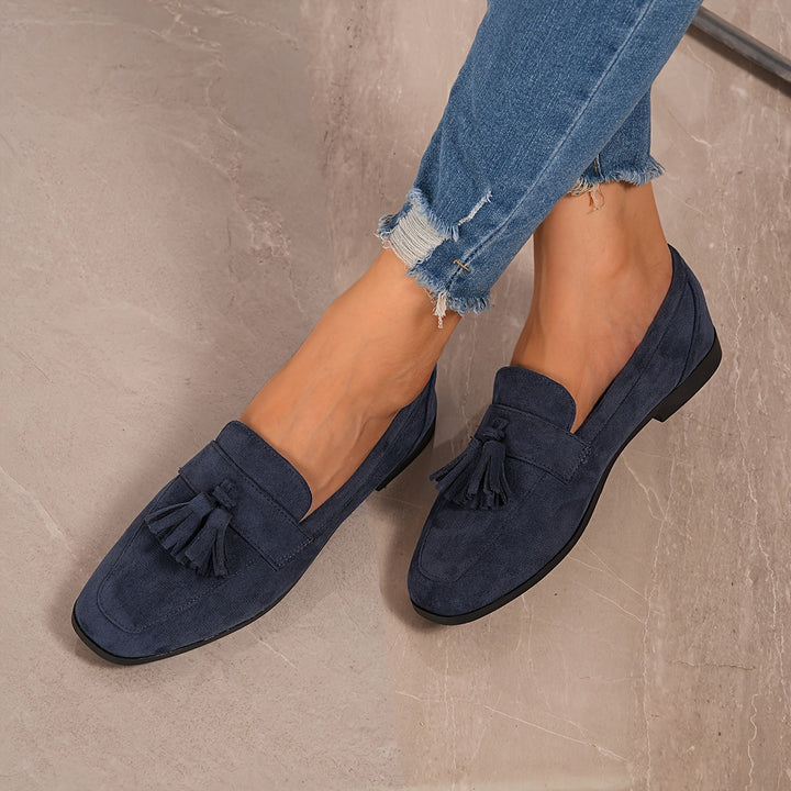 Isla - Casual Women's Comfort Loafers with Tassel Detail