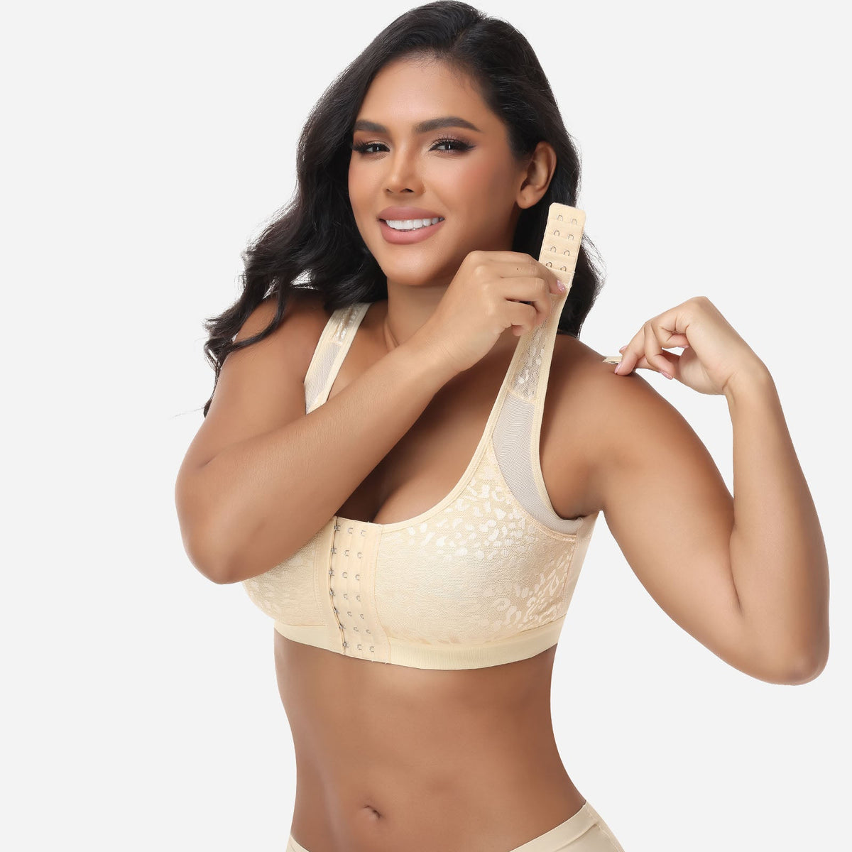 Isla - Women's everyday wireless comfort bra with front closure support