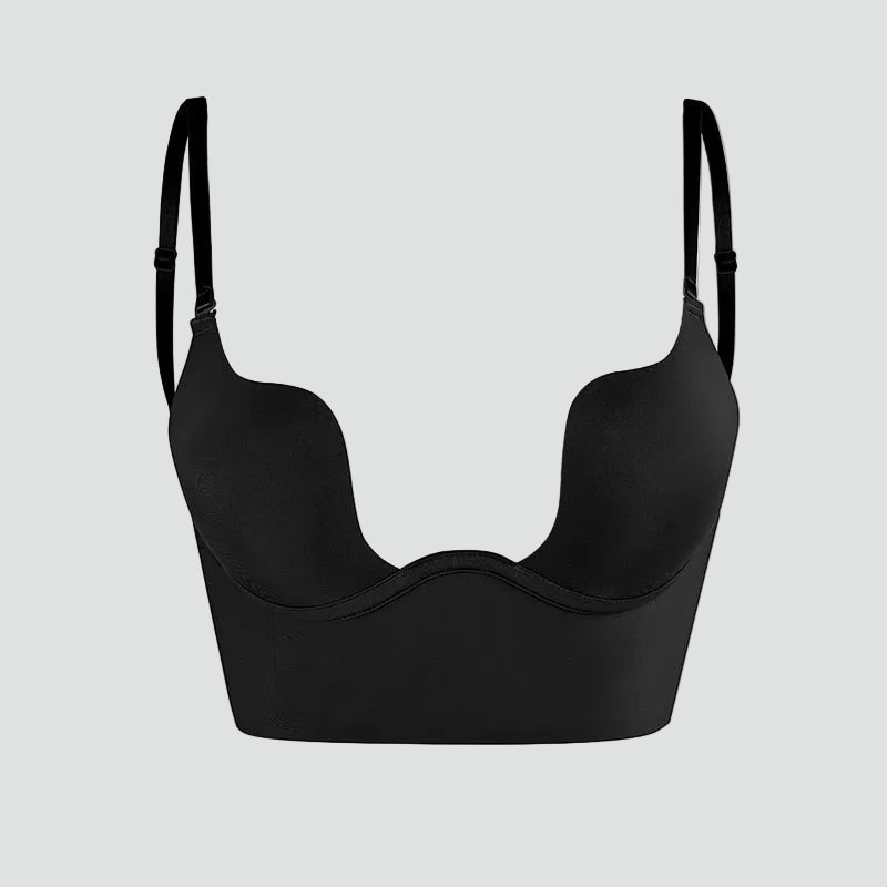 Isla - Women’s self supporting backless push up bra with adjustable straps