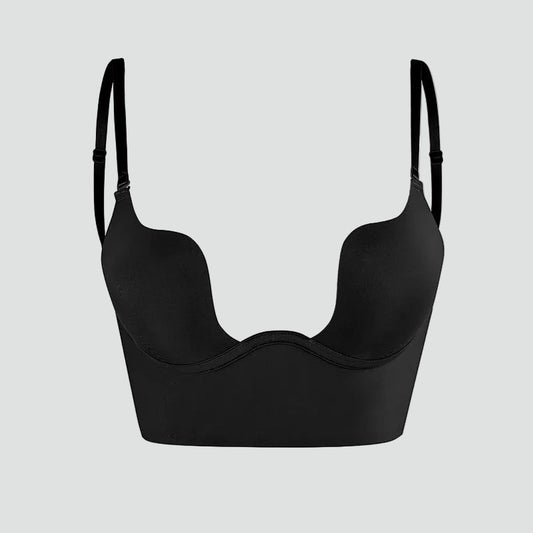 Isla - Women’s self supporting backless push up bra with adjustable straps