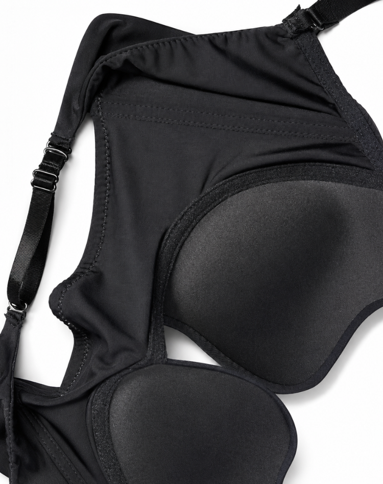 Isla - Women’s self supporting backless push up bra with adjustable straps