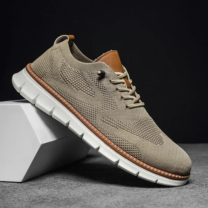 Jack - Casual Men's Comfort Trainers with Breathable Knit Design