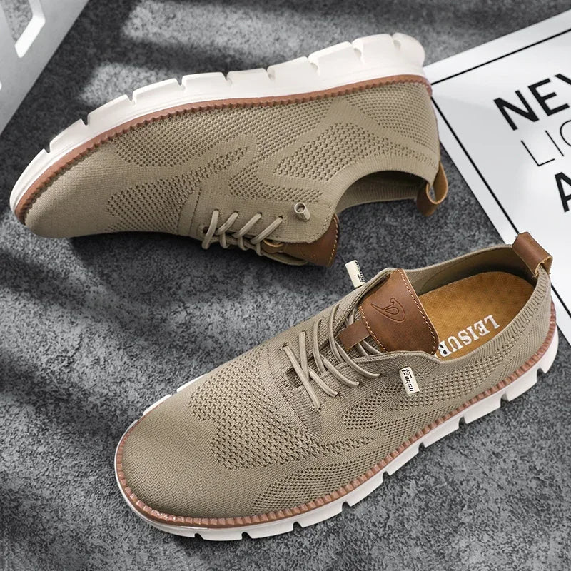 Jack - Casual Men's Comfort Trainers with Breathable Knit Design