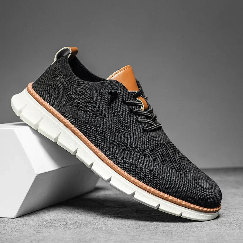 Jack - Casual Men's Comfort Trainers with Breathable Knit Design