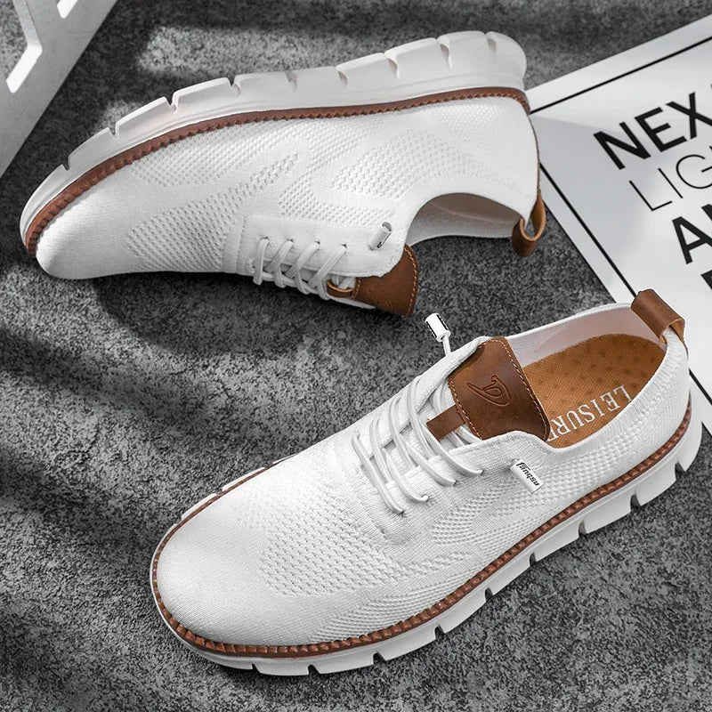 Jack - Casual Men's Comfort Trainers with Breathable Knit Design