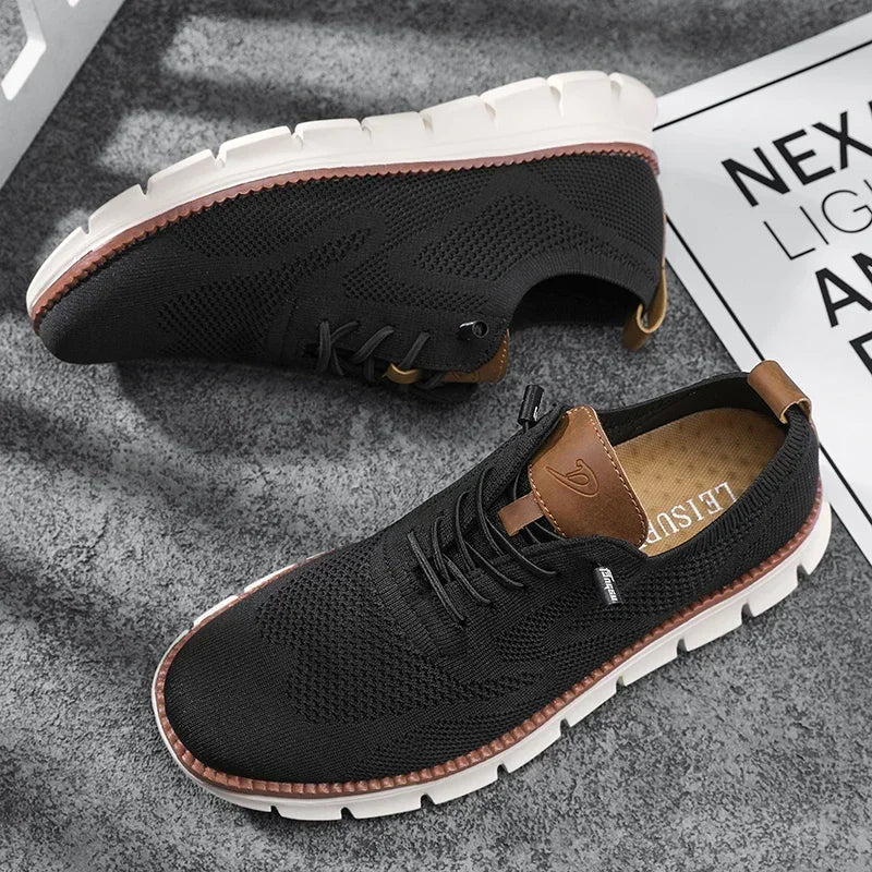 Jack - Casual Men's Comfort Trainers with Breathable Knit Design