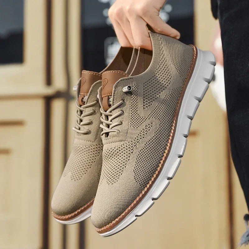 Jack - Casual Men's Comfort Trainers with Breathable Knit Design