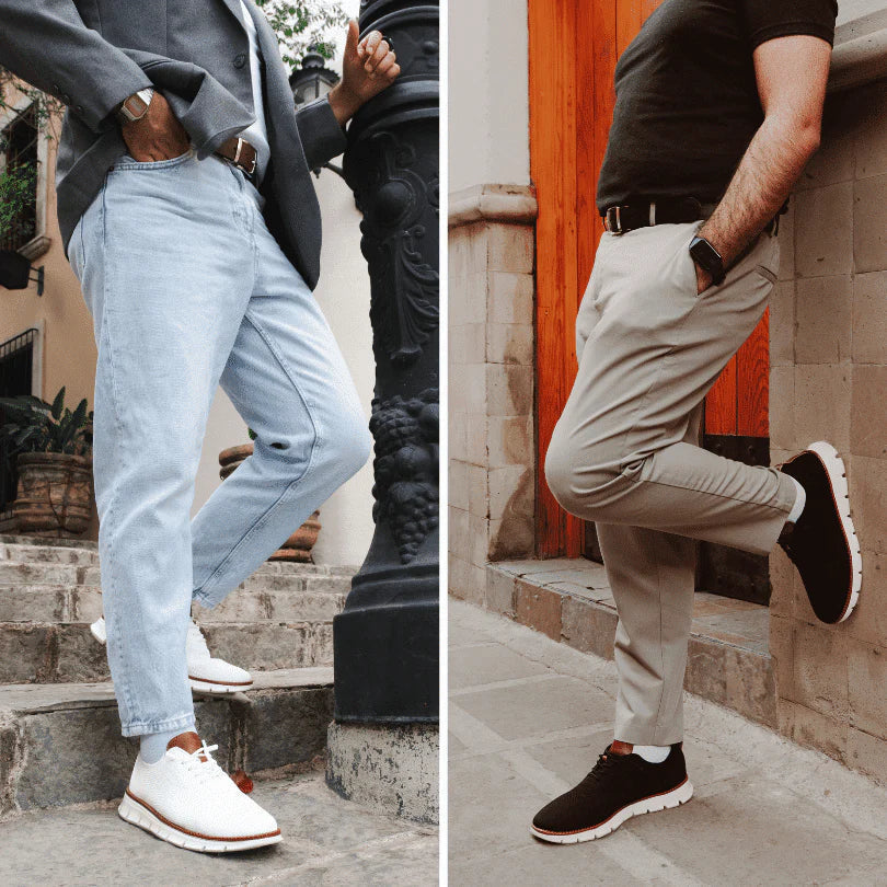 Jack - Casual Men's Comfort Trainers with Breathable Knit Design