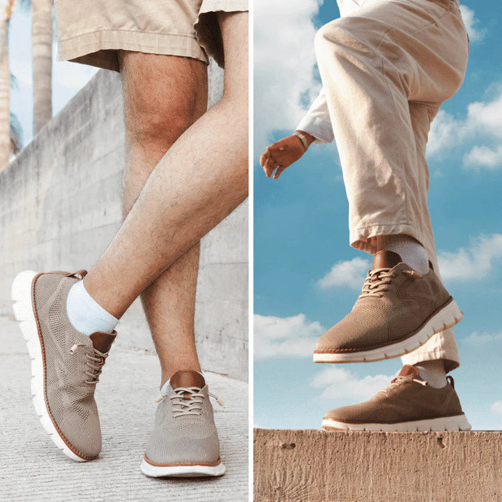 Jack - Casual Men's Comfort Trainers with Breathable Knit Design