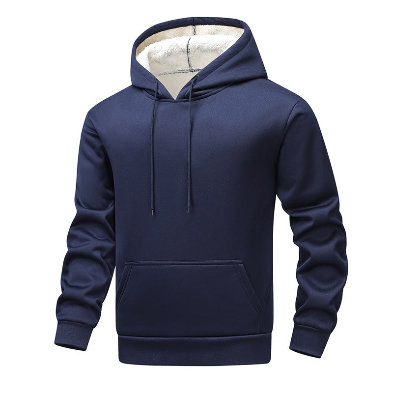 Jack - Men's fleece lined thermal pullover hoodie with long sleeve
