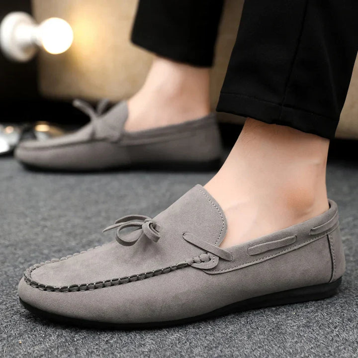Jack - Smart Men's Comfort Loafers with Bow Tie Detail