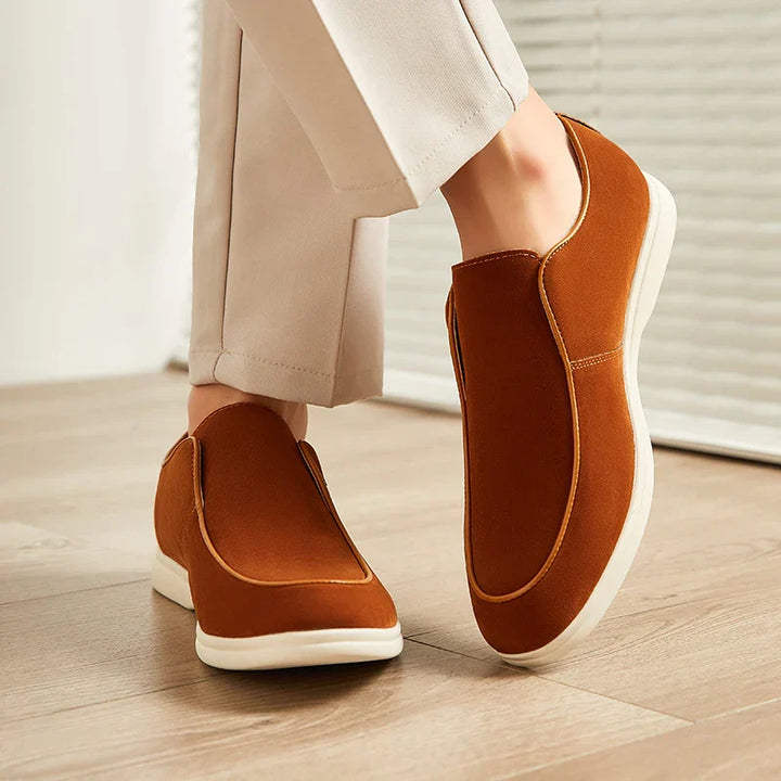 Leo - Casual Men's Orthopedic Loafers with Slip-On Platform Sole
