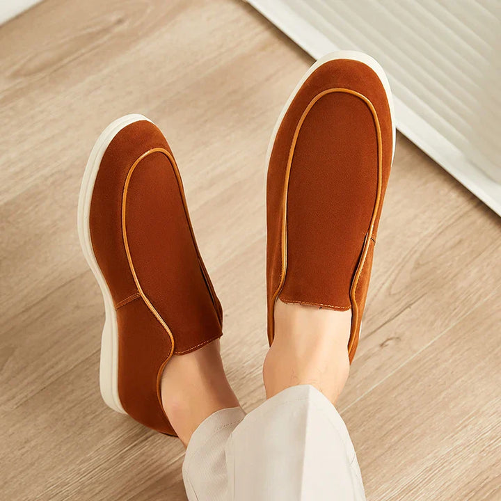 Leo - Casual Men's Orthopedic Loafers with Slip-On Platform Sole