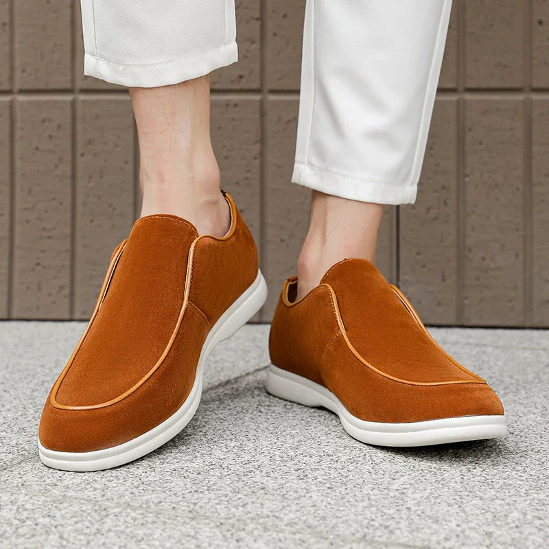 Leo - Casual Men's Orthopedic Loafers with Slip-On Platform Sole