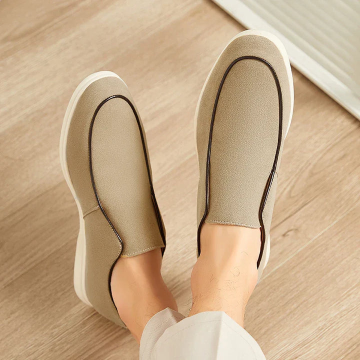 Leo - Casual Men's Orthopedic Loafers with Slip-On Platform Sole