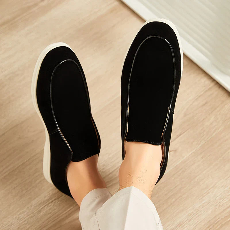 Leo - Casual Men's Orthopedic Loafers with Slip-On Platform Sole