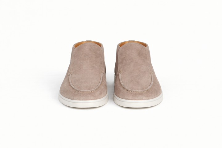 Louis - Smart Men's Loafers with Ankle Boot Silhouette and Almond Toe