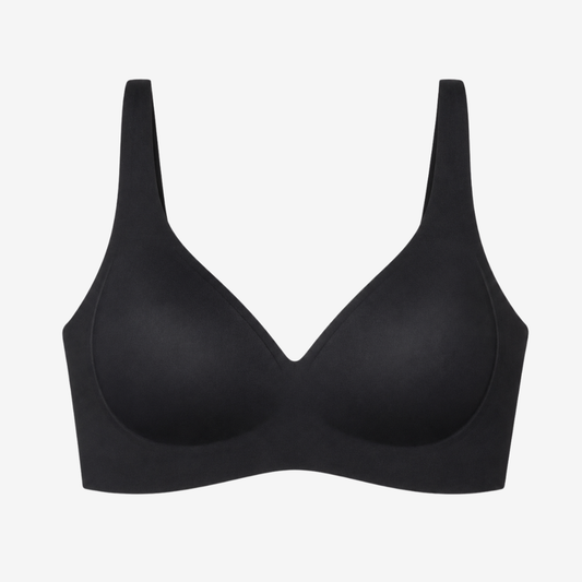 Maisie - Women's seamless everyday comfort bra with moulded cups and v neckline