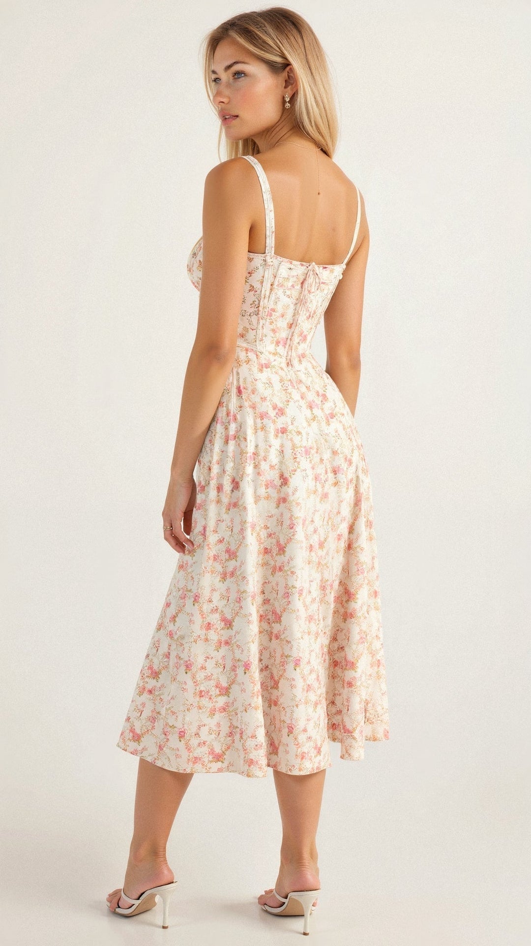 Matilda - Elegant Women's Wedding Guest Dress with Sweetheart Neckline and Front Split
