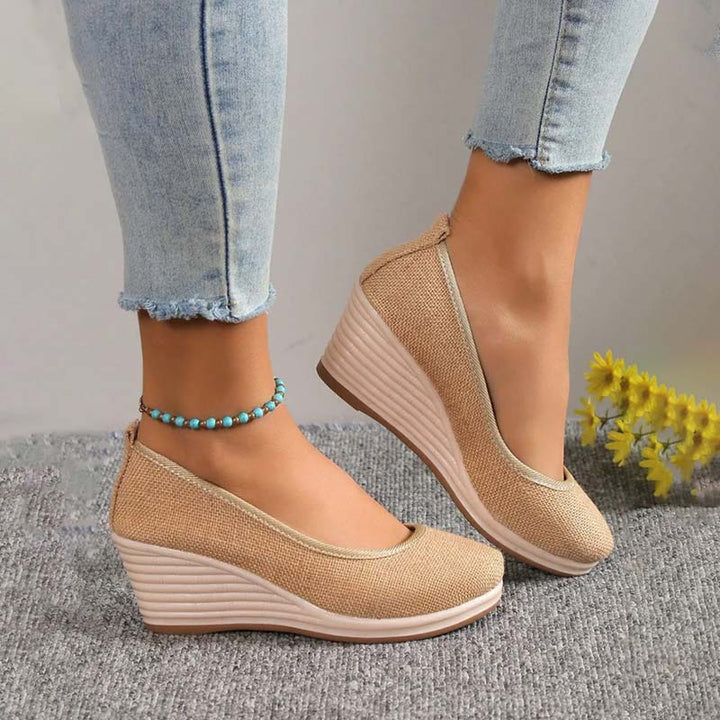 Maya - Women's Orthopedic Slip-On Wedge Shoes