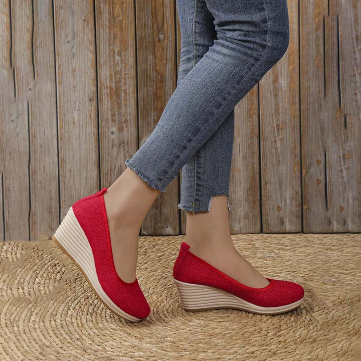 Maya - Women's Orthopedic Slip-On Wedge Shoes