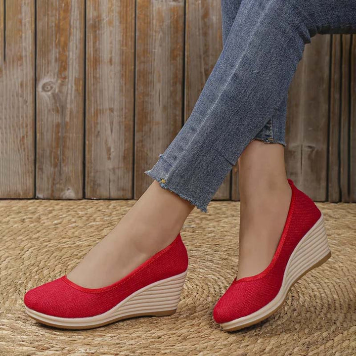 Maya - Women's Orthopedic Slip-On Wedge Shoes