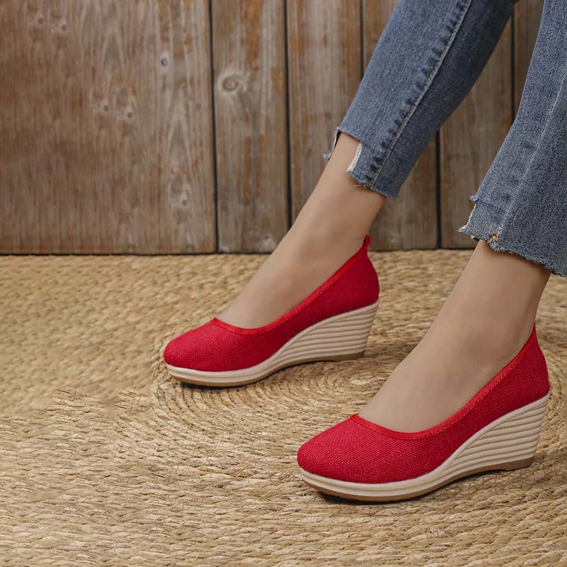 Maya - Women's Orthopedic Slip-On Wedge Shoes