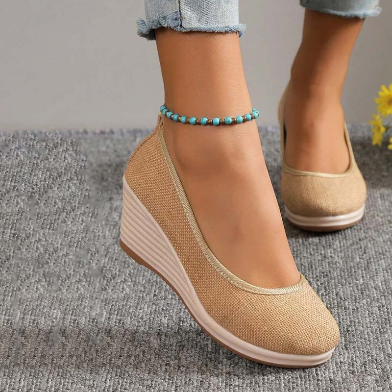 Maya - Women's Orthopedic Slip-On Wedge Shoes