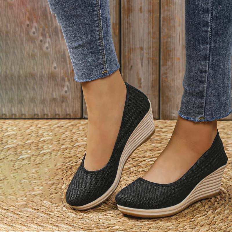 Maya - Women's Orthopedic Slip-On Wedge Shoes