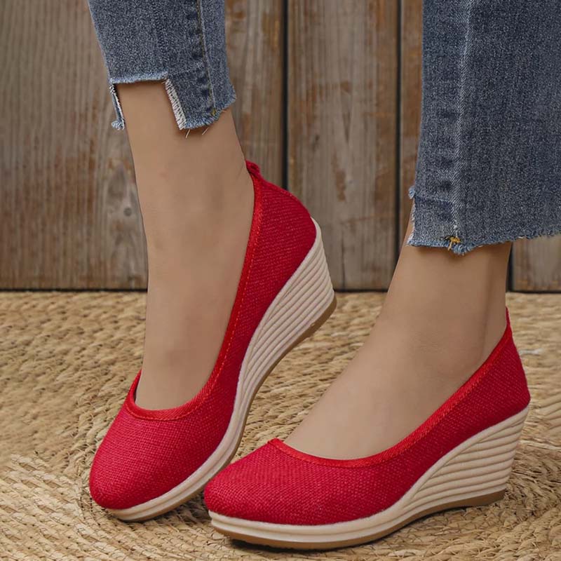 Maya - Women's Orthopedic Slip-On Wedge Shoes