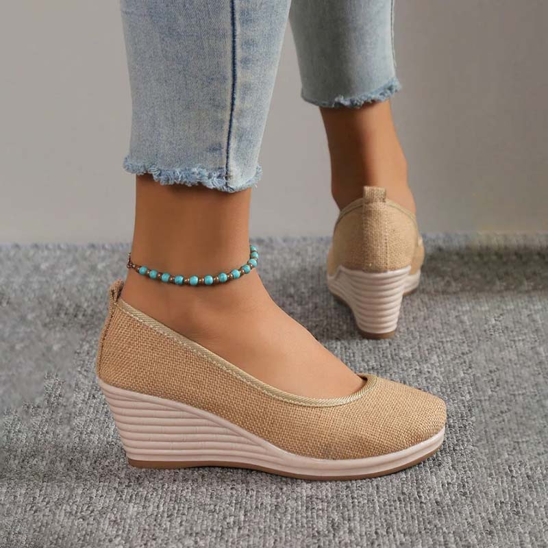 Maya - Women's Orthopedic Slip-On Wedge Shoes