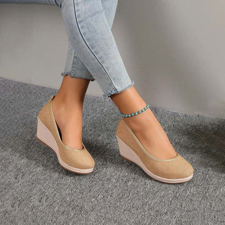 Maya - Women's Orthopedic Slip-On Wedge Shoes