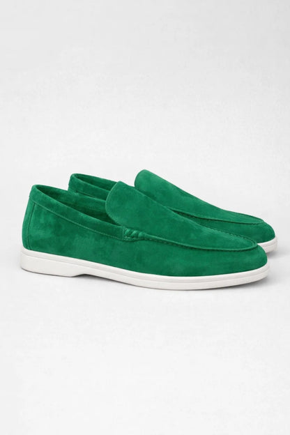 Men's Loafers - Slip-On Pointed Toe with White Sole | Smart Casual