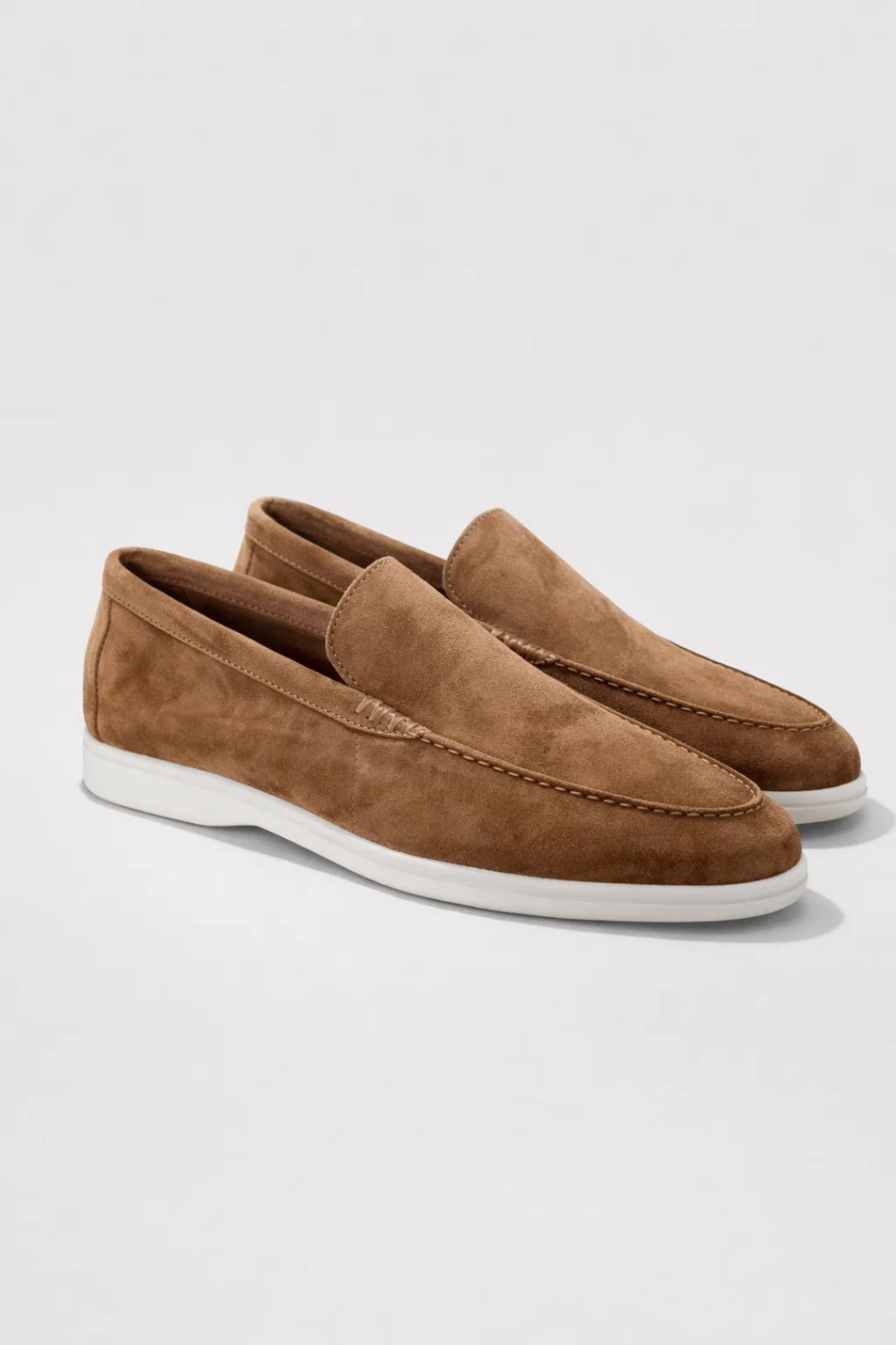Men's Loafers - Slip-On Pointed Toe with White Sole | Smart Casual
