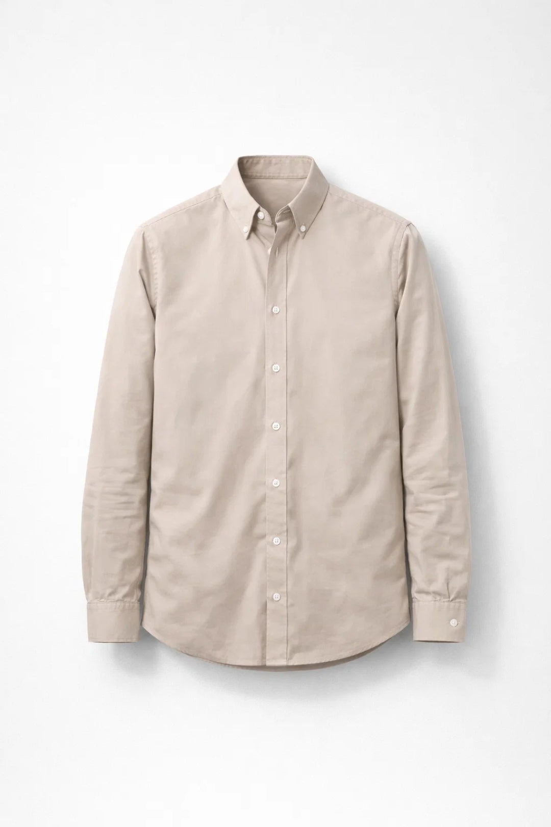 Men's Shirt - Slim Fit Button-Down Collar Long Sleeve | Smart Classic