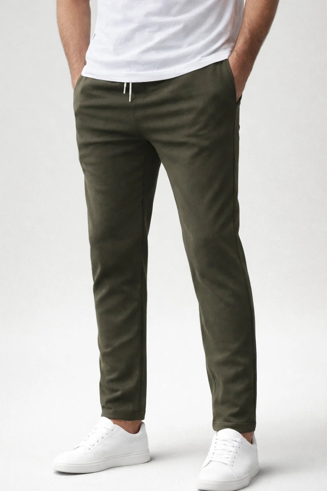 Men's Joggers - Slim Tapered Fit with Drawstring Waist | Smart Casual