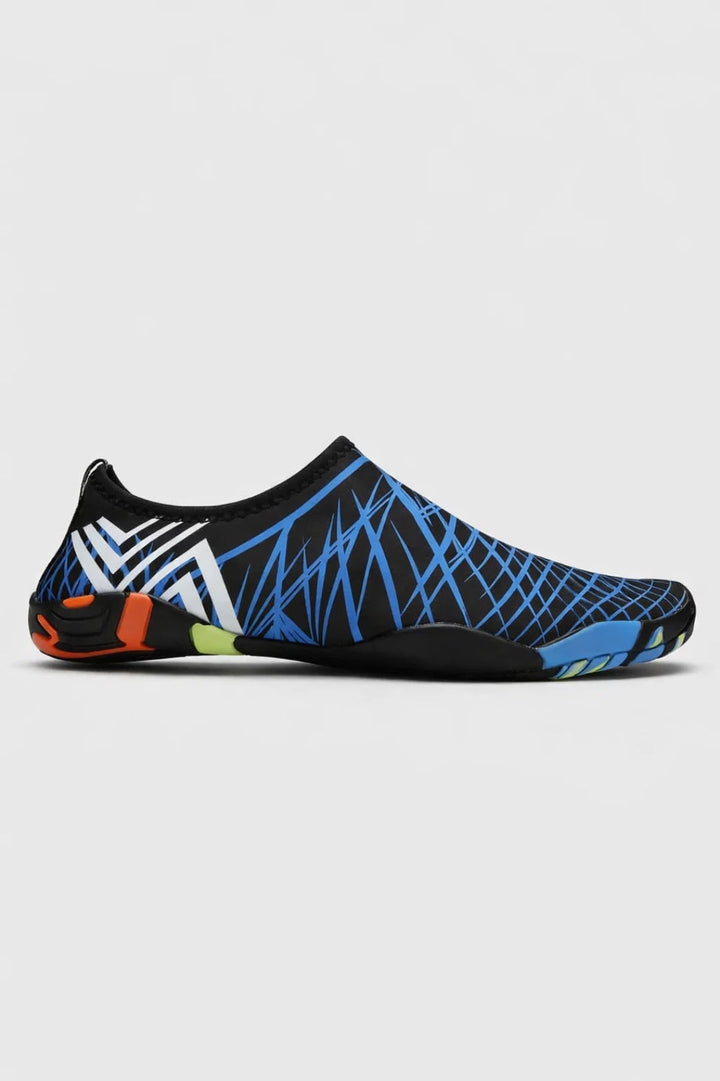 Men's Water Shoes - Barefoot Aqua Slip-On with Grip Sole | Beach