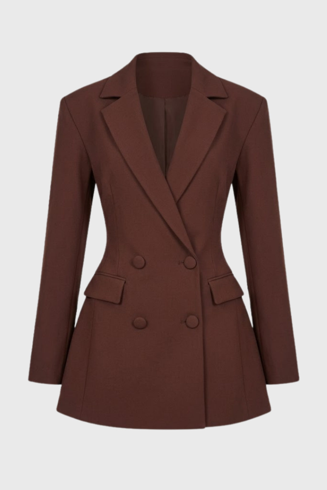 Mini Dress Women - Tailored Blazer Style Deep V-Neck | Chic