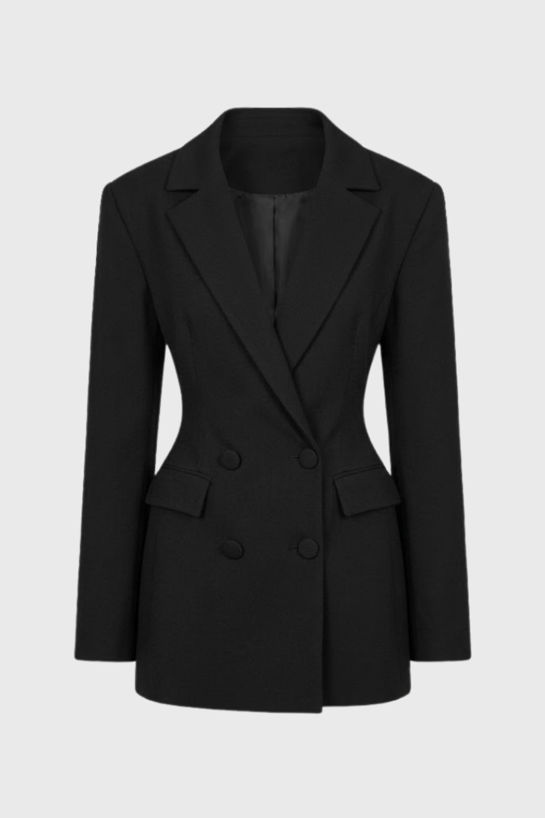 Mini Dress Women - Tailored Blazer Style Deep V-Neck | Chic