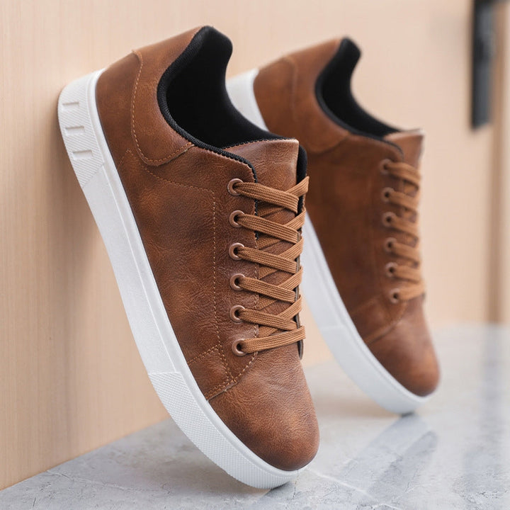 Oliver - Casual Men's Orthopedic Fall Trainers with Lace-Up Comfort