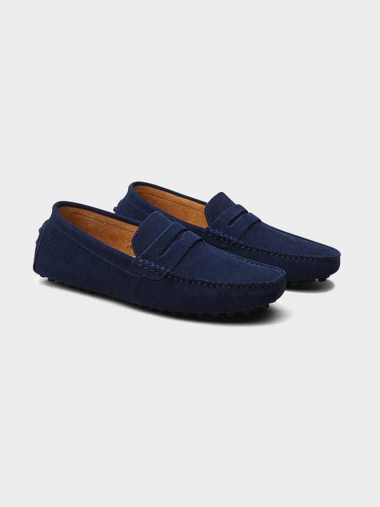 Oliver - Casual Men's Orthopedic Loafers with Cushioned Insole and Penny Strap
