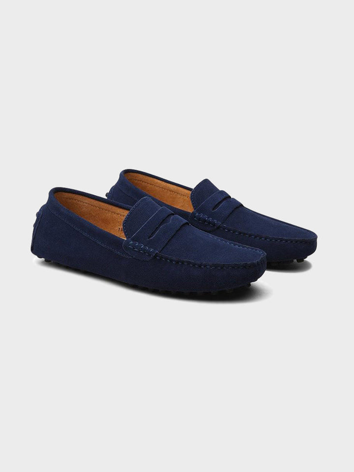 Oliver - Casual Men's Orthopedic Loafers with Cushioned Insole and Penny Strap