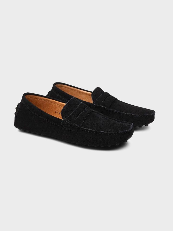 Oliver - Casual Men's Orthopedic Loafers with Cushioned Insole and Penny Strap